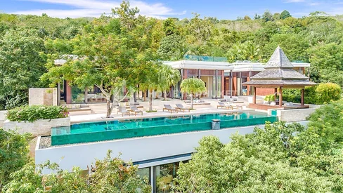 Luxurious 3-Bed Sea View Resort Villa in Layan