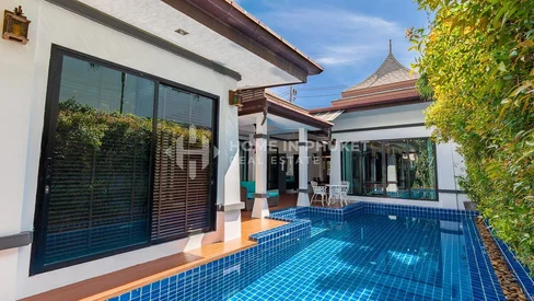 Villa tropicale de 3 chambres avec piscine à proximité de Chalong