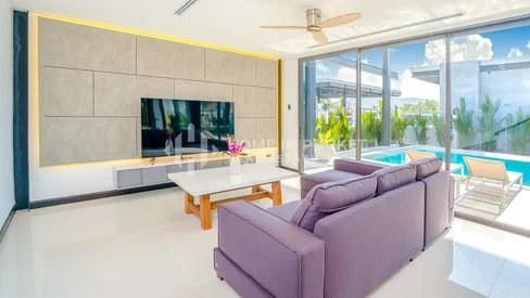 Contemporary 4-Bed Pool Villa in Nai Harn