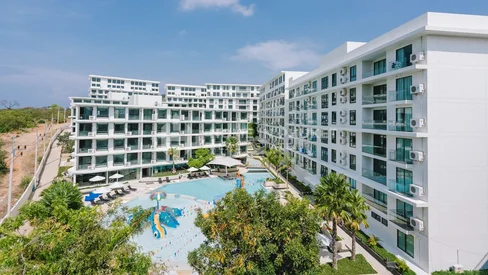 Corproprietes de style ressort avec vue sur mer à Rawai