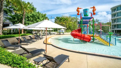 Corproprietes de style ressort avec vue sur mer à Rawai