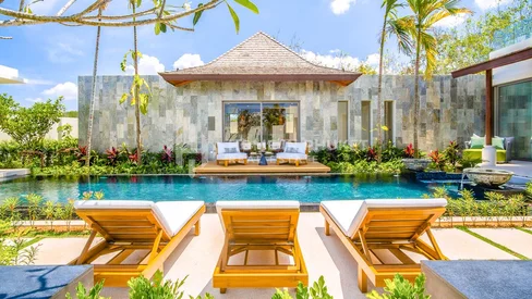 Villas tropicales de style asiatique avec piscine à Pasak