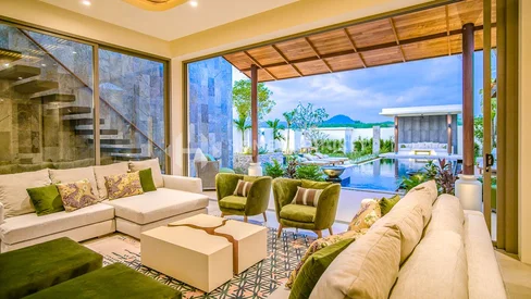 Villas tropicales de style asiatique avec piscine à Pasak