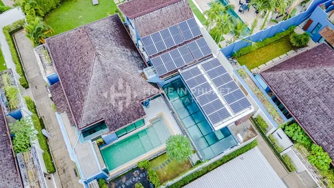 วิลล่าสไตล์โมเดิร์นเอเชีย 5 ห้องนอนในป่าสัก เชิงทะเล