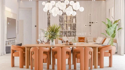 Superbes villas tropicales modernes de 4 chambres avec piscine à Layan