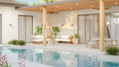 Superbes villas tropicales modernes de 4 chambres avec piscine à Layan