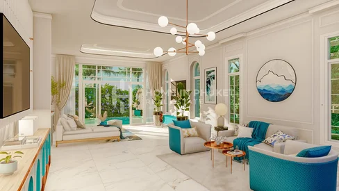 Villas de luxe à trois chambres de style colonial