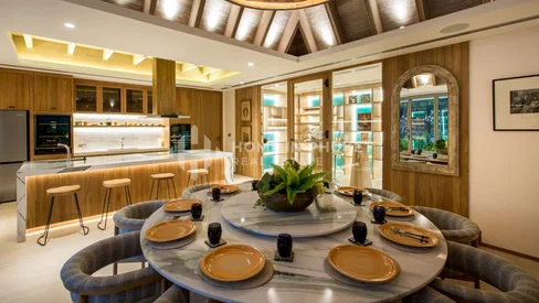 Charmantes et luxueuses villas avec piscine de style asiatique à Layan