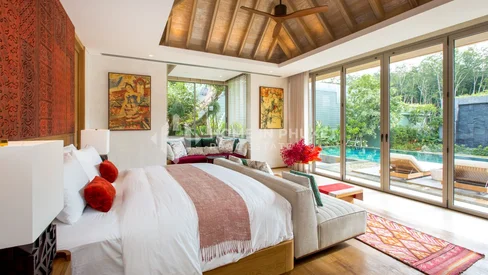 Villas de luxe avec piscine de style asiatique à Si Sunthon