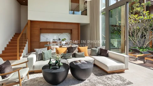 Villas de luxe de 3 chambres de style complexe hôtelier à Layan