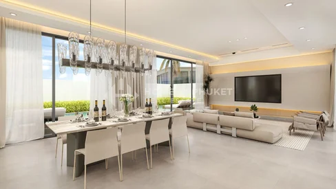 Villas contemporaines près de l'école internationale