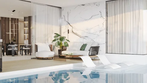 Copropriétés de luxe modernes de 3 chambres à proximité de la plage