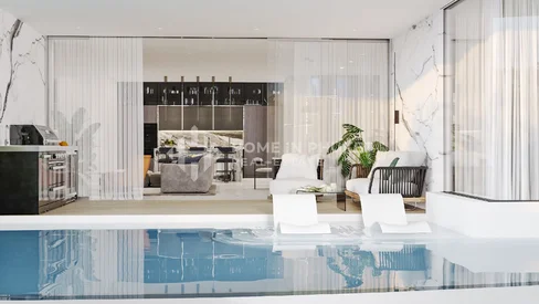 Copropriétés de luxe modernes de 3 chambres à proximité de la plage