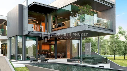 Villas en loft moderne et serein avec vue sur la montagne à Rawai