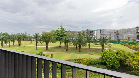 Condo confortable d’une chambre avec vue sur le terrain de golf