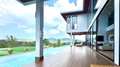 Expansive Villa with Mountain Views in Layan