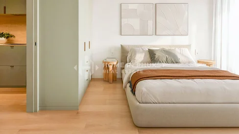 Апартаменты с 2 спальнями и выходом к бассейну в Лаяне