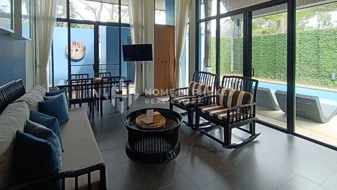 Villa de style sino avec piscine et 2 chambres à Pasak