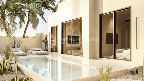 Villa moderne avec piscine de 2 chambres