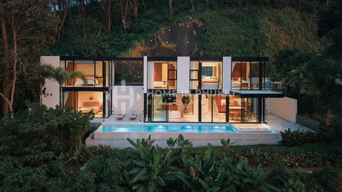 Villa de luxe 4 chambres à flanc de colline à Layan