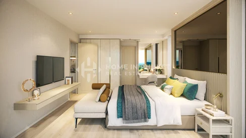 คอนโด 2 ห้องนอนพร้อมวิวสวนในลากูน่า