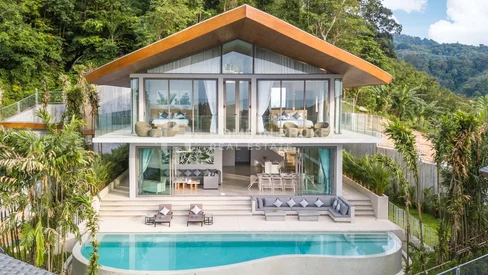 Villa Scandinave 5 Chambres avec Piscine et Vue Mer