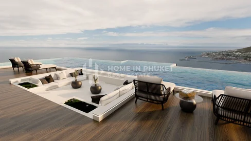 Condominium de luxe à flanc de colline à Karon