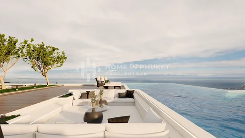 Condominium de luxe à flanc de colline à Karon