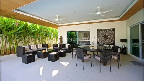 Villa tropicale de 4 chambres avec piscine et grand jardin