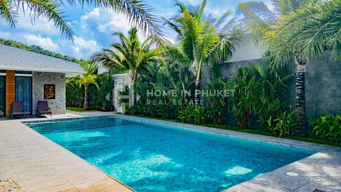 Villa tropicale avec piscine, 3 chambres et grand jardin