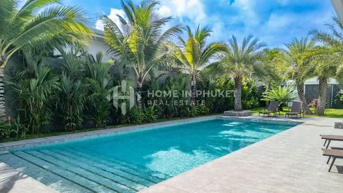 Villa tropicale avec piscine, 3 chambres et grand jardin