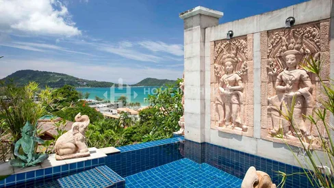 Villa de style thaïlandais de 2 chambres avec vue sur la mer à Patong