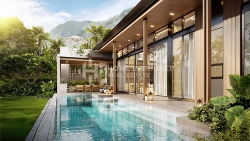 Villa de plain-pied avec piscine de 4 chambres à Kirara