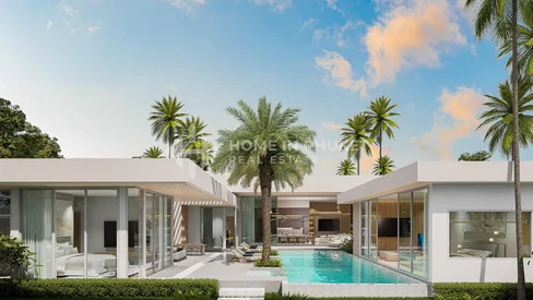 Spacieuse villa avec piscine et 5 chambres à Nai Harn