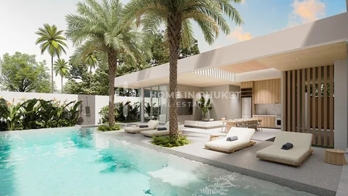 Spacieuse villa avec piscine et 5 chambres à Nai Harn