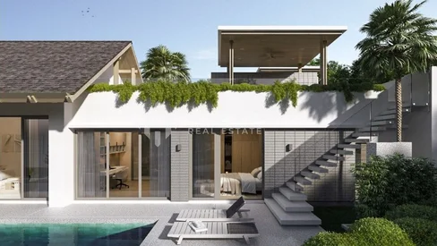 Villa moderne avec piscine de 3 chambres à Koh Kaew