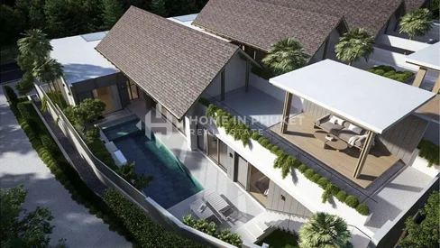 Villa moderne avec piscine de 3 chambres à Koh Kaew