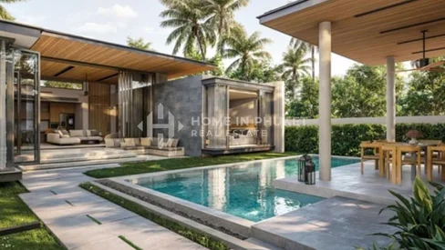 Villas modernes avec piscine de 4 chambres près de BIS