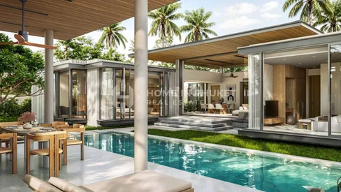 Villas modernes avec piscine de 4 chambres près de BIS