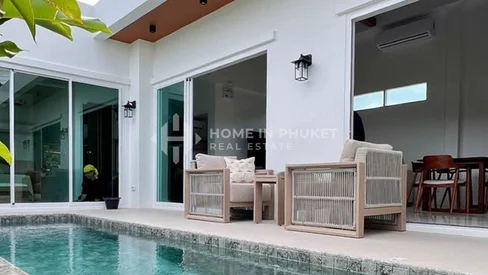 Villa tropicale moderne de 3 chambres avec piscine