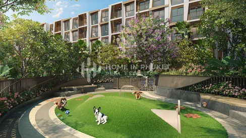 Condo moderne de faible hauteur près des plages de Surin et Bang Tao