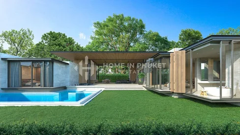 Villas avec piscine de 3 chambres à Botanica Chalong