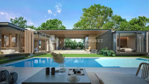 Villas avec piscine de 3 chambres à Botanica Chalong