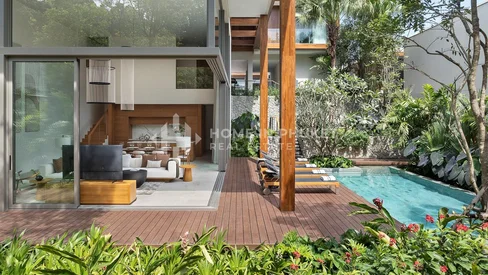 Villas de luxe de 4 chambres de style complexe hôtelier à Layan