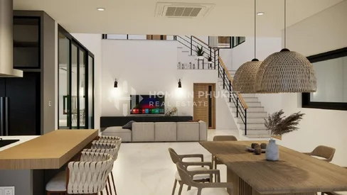 Villa moderne de 4 chambres avec piscine à Baan Komuth