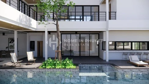 Villa moderne de 4 chambres avec piscine à Baan Komuth