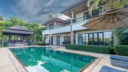 Elegant 4-Bedroom Lakefront Pool Villa