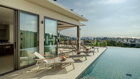 Spacieuse villa 4 chambres avec vue sur la mer à Layan