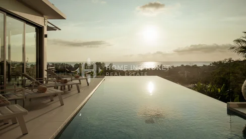 Spacieuse villa 4 chambres avec vue sur la mer à Layan