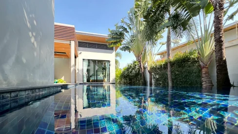 Villa Moderne Zen 2 Chambres avec Piscine à Nai Harn Baan-Bua